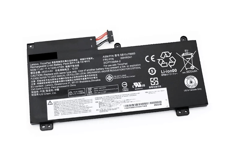 New Genuine 00HW040 00HW041 47Wh Battery for Lenovo ThinkPad S5 E560P SB10J78988