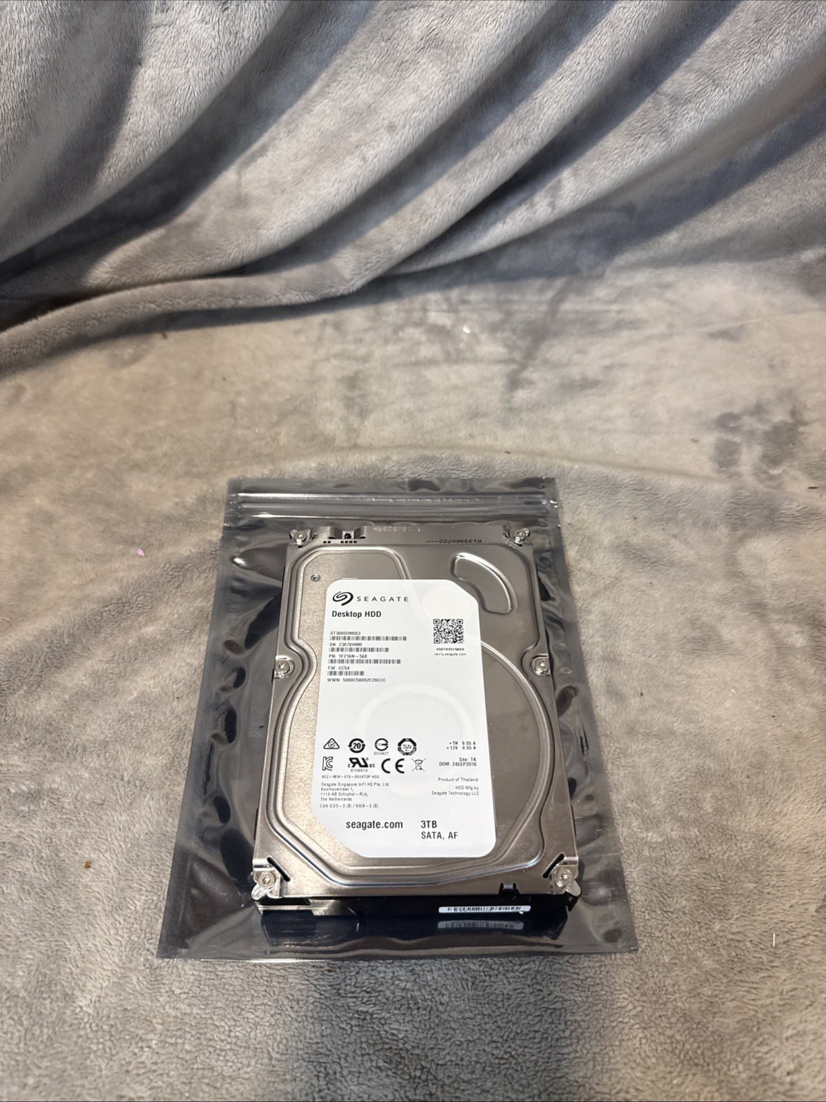 Seagate ST3000DM003 3TB Desktop HDD 3.5" SATA 64MB Cache TESTED