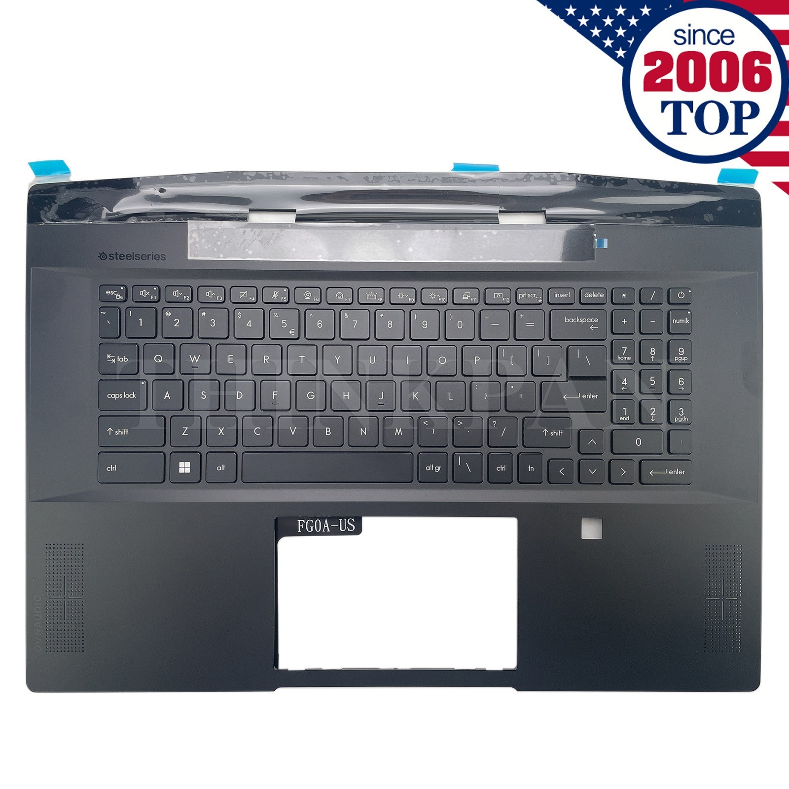 New Palmrest W/Backlit Keyboard For MSI Stealth GS77 12UE 3077P1C211 US