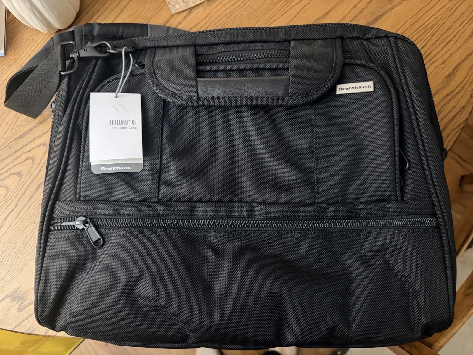 Brenthaven TriLoad XF Laptop Shoulder Bag 15.4” Black TSA Friendly NWT 3482