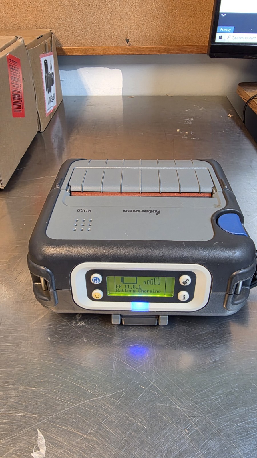 Intermec PB50 Printer No Power Cord Works Good.