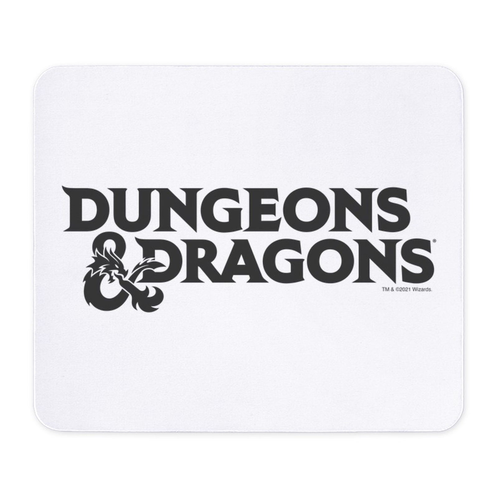 CafePress Dungeons And Dragons Logo Black Mousepad  (756995768)