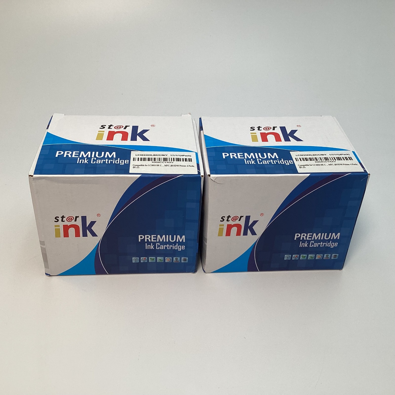 Star Ink LC3033XXL Compatible Ink Cartridges for Brother MFC-J815DW 8-Pack - New