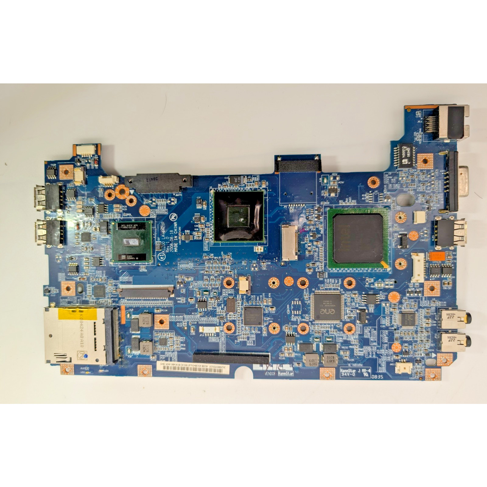 Dell Mini Motherboard - KIZ00 LA-4421P - Rev. 1.0 Tested Pull - Working - Fast S