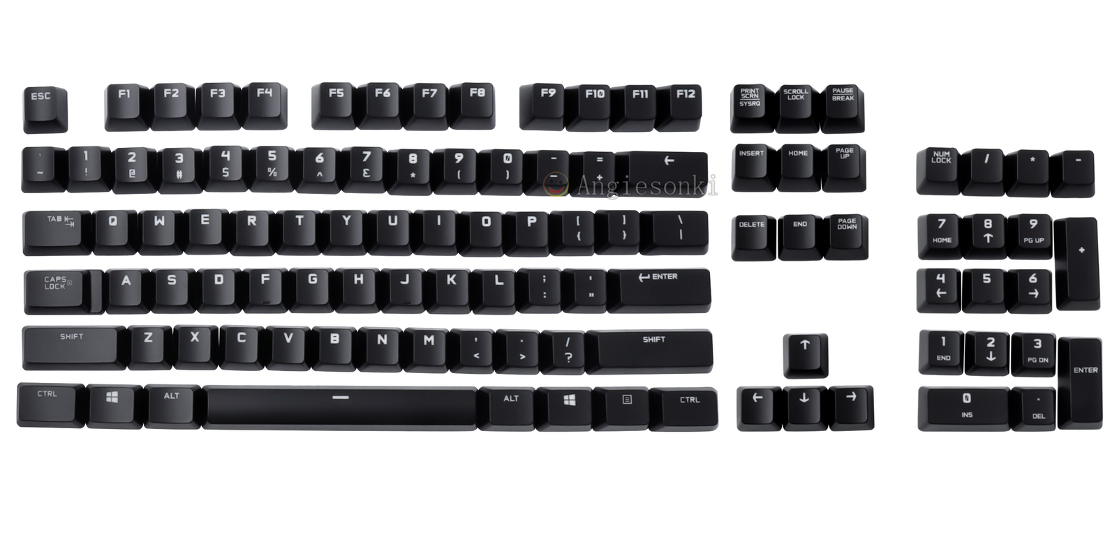 A Full Set Keycaps for Logitech G610 Cherry Mx RGB Mechanical Gaming Keyboard 