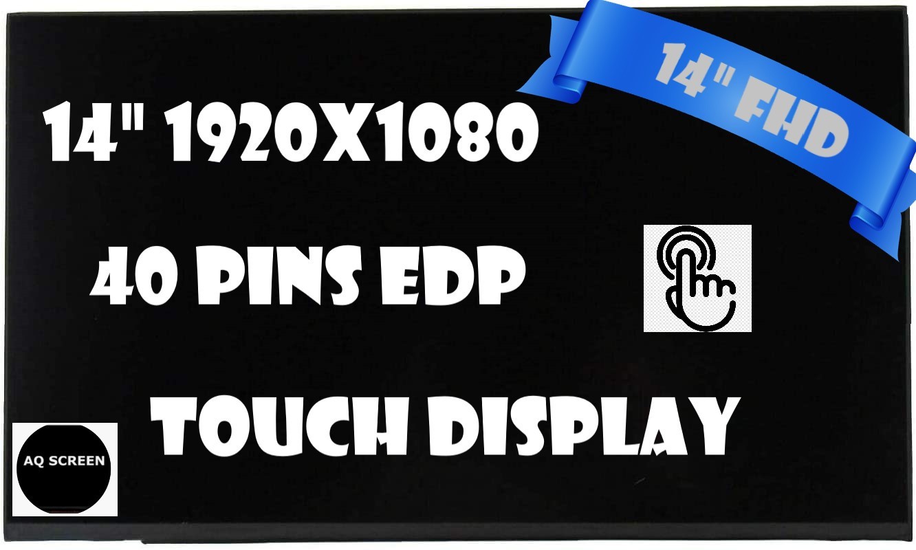 14.0 inch FHD B140HAK03.5 H/W:2A IPS Touch LED LCD Screen with Touch Function