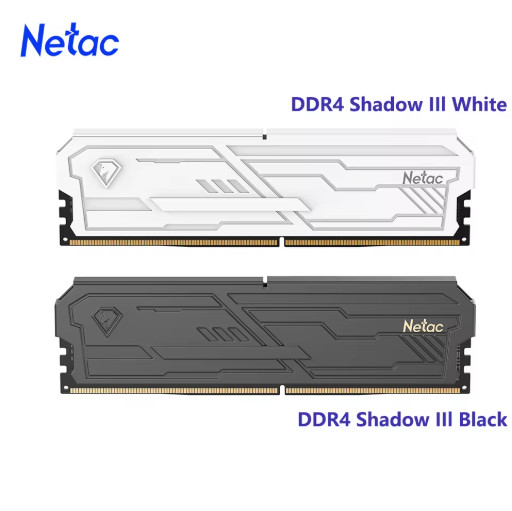 Netac Shadow III DDR4 Desktop RAM 3200 3600MHz 8GB 16GB 32GB XMP Heatsink DIMM