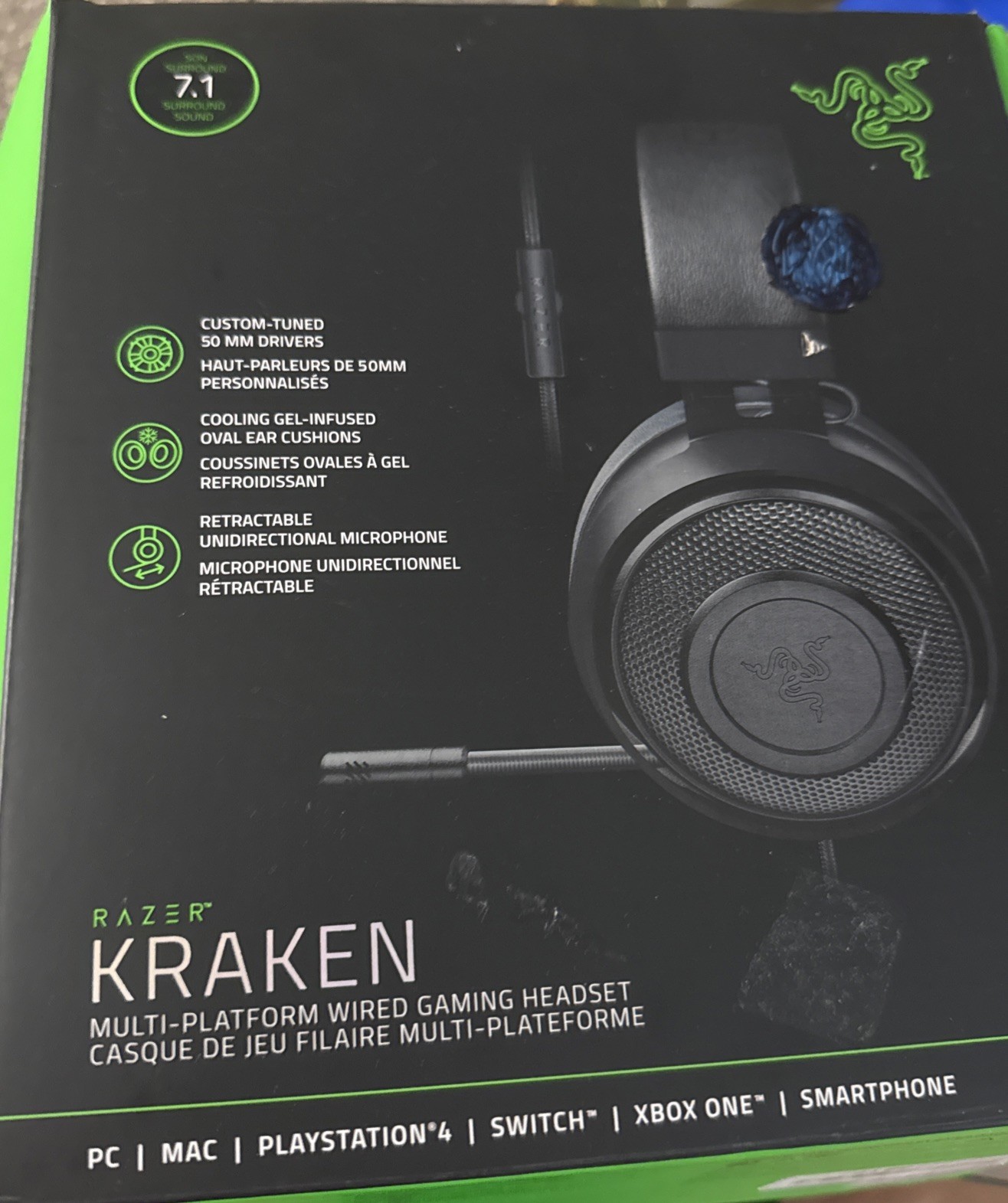 Title Razer Kraken 2019 Gaming Headset - Matte Black