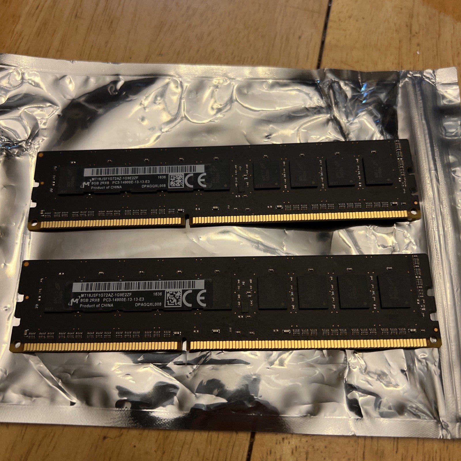 Micron MT18JSF1G72AZ-1G9E22E 16Gb (2x8gb) 8Gb Pc3-14900E