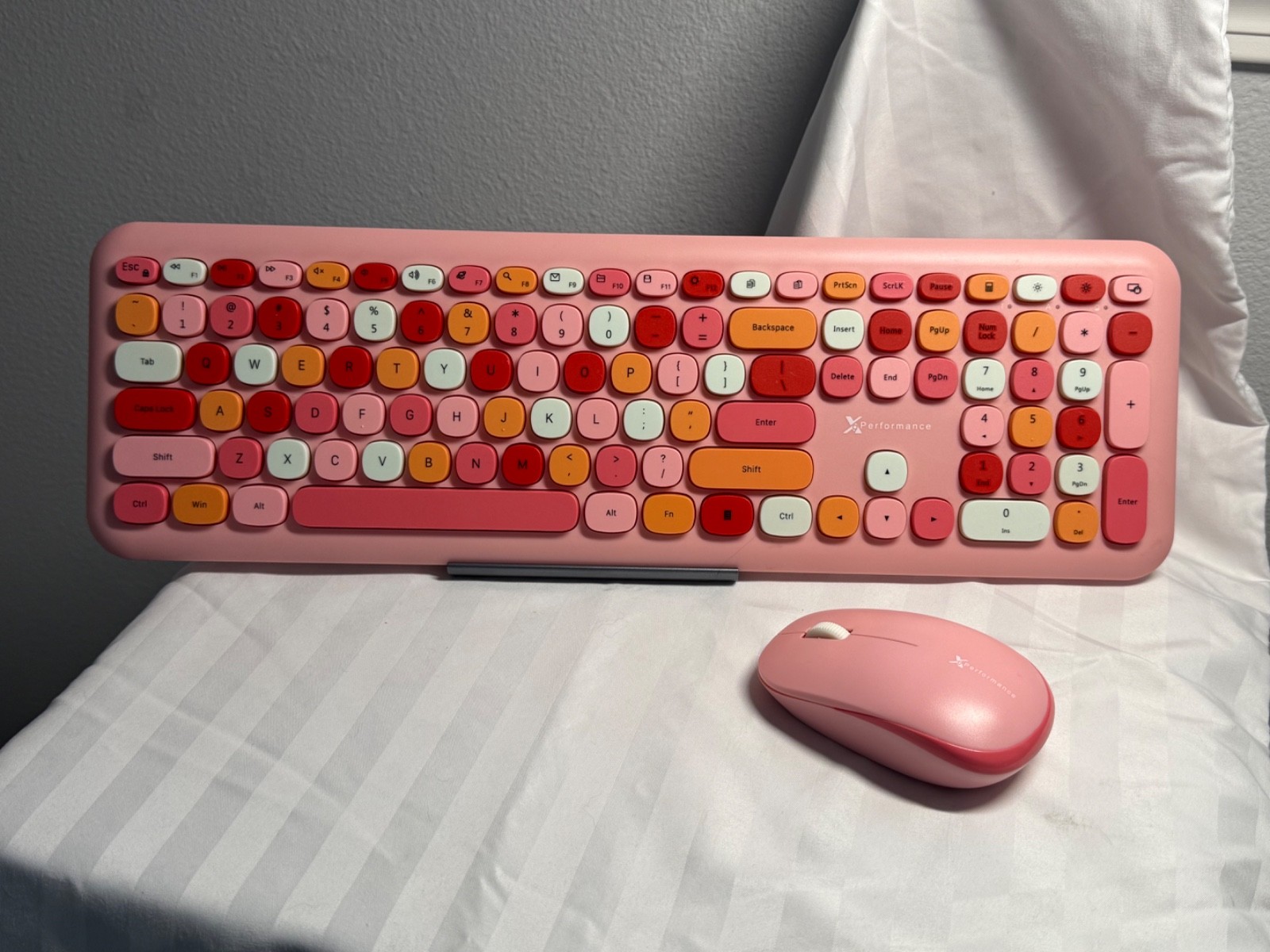 💗 Super Cute Pink X9 Wireless Keyboard & Mouse Set 💗