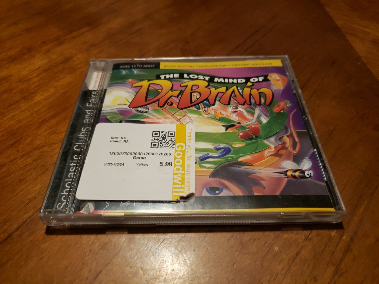 The Lost Mind of Dr. Brain by Sierra PC CD-ROM Puzzle Game Ages 12-Adult