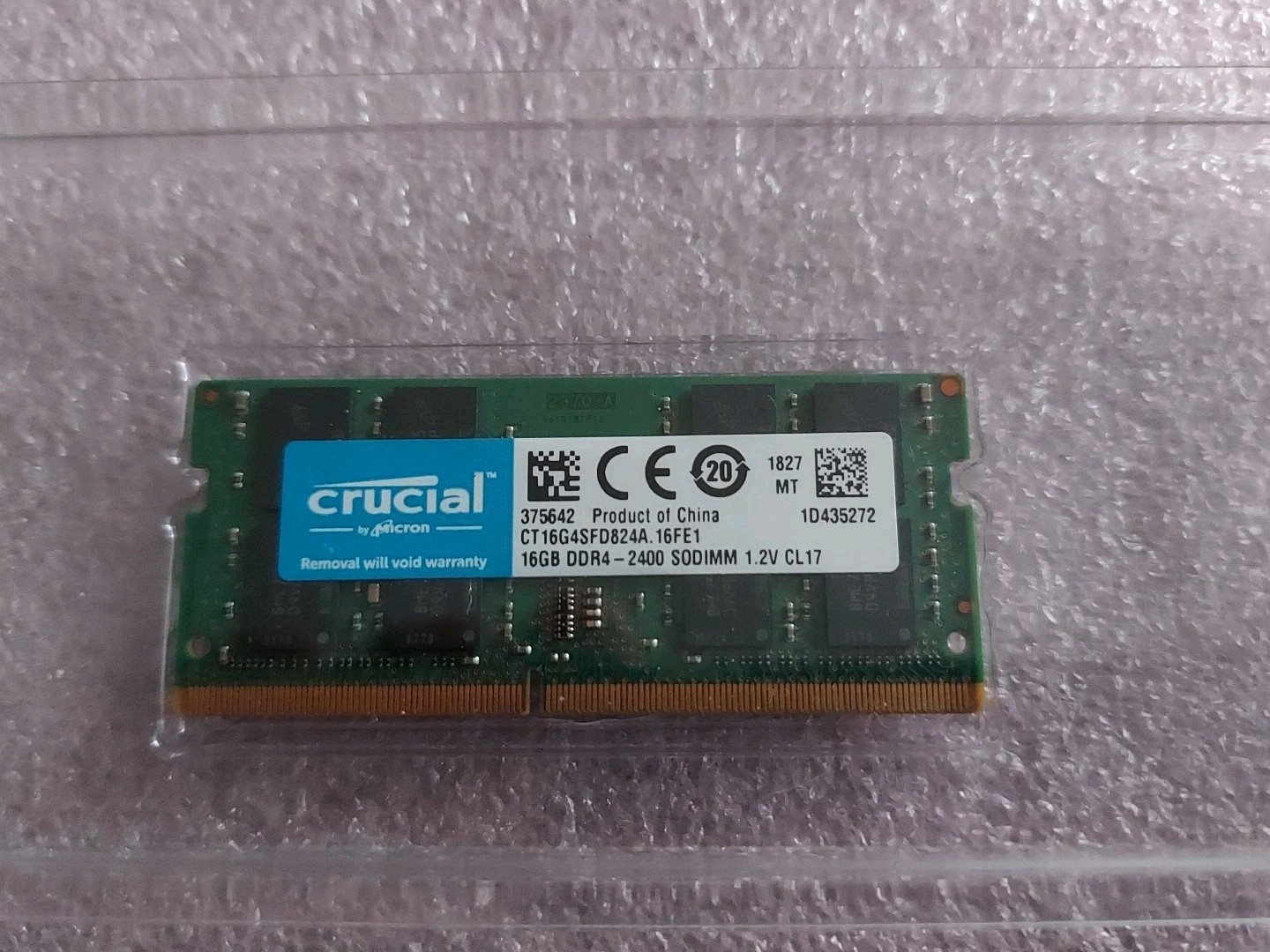 Tested GOOD Crucial 16GB DDR4 2400 SODIMM Laptop SFF Memory RAM CT16G4SFD824A