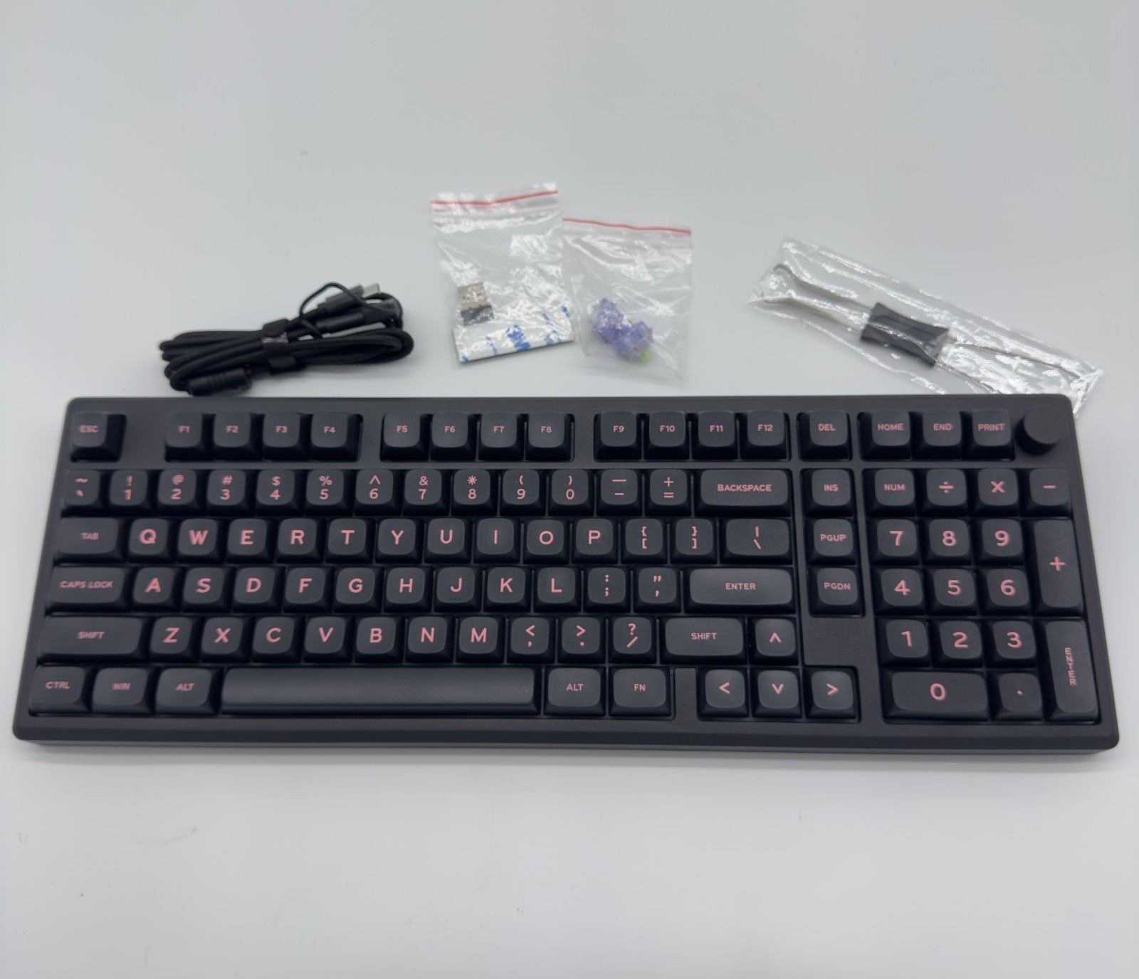 EPOMAKER Galaxy100 Mechanical Keyboard 100-Key Wireless Hot Swap QMK VIA Black