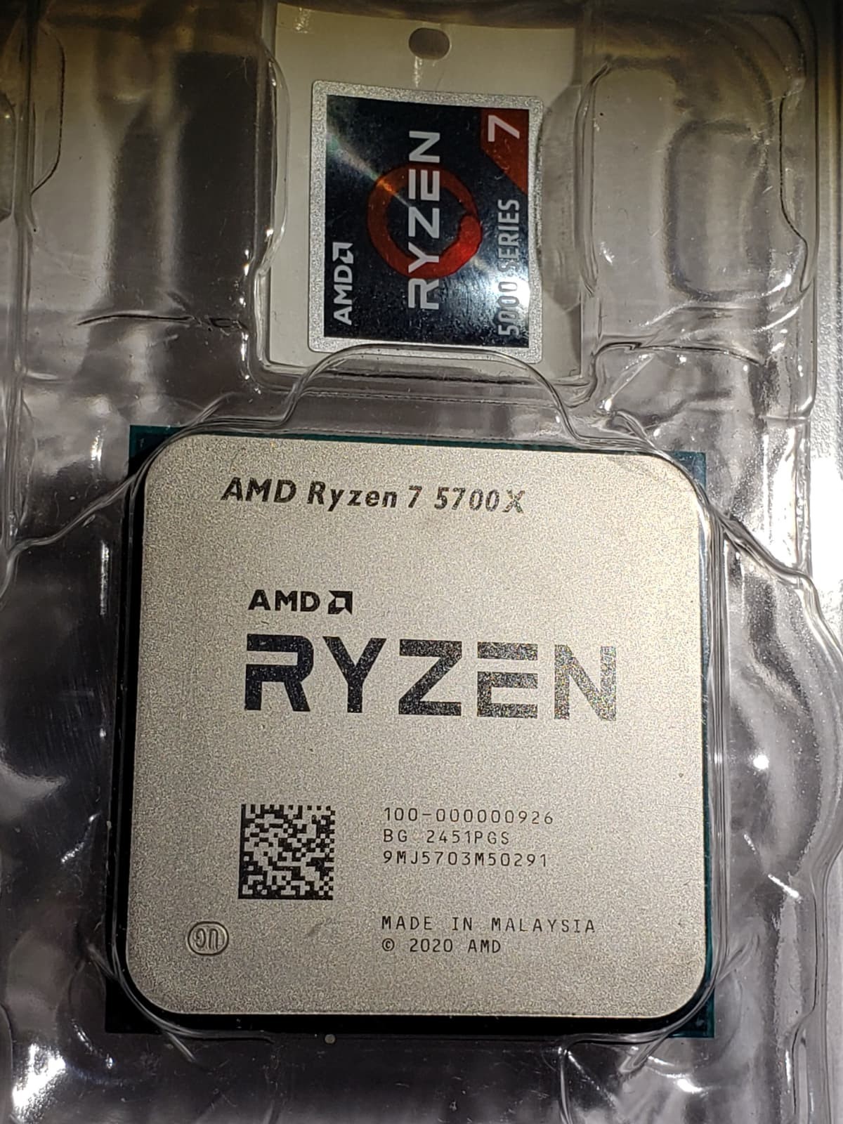 AMD Ryzen 7 5700X Processor - Tested  / Mint Condition / US Seller / AM4