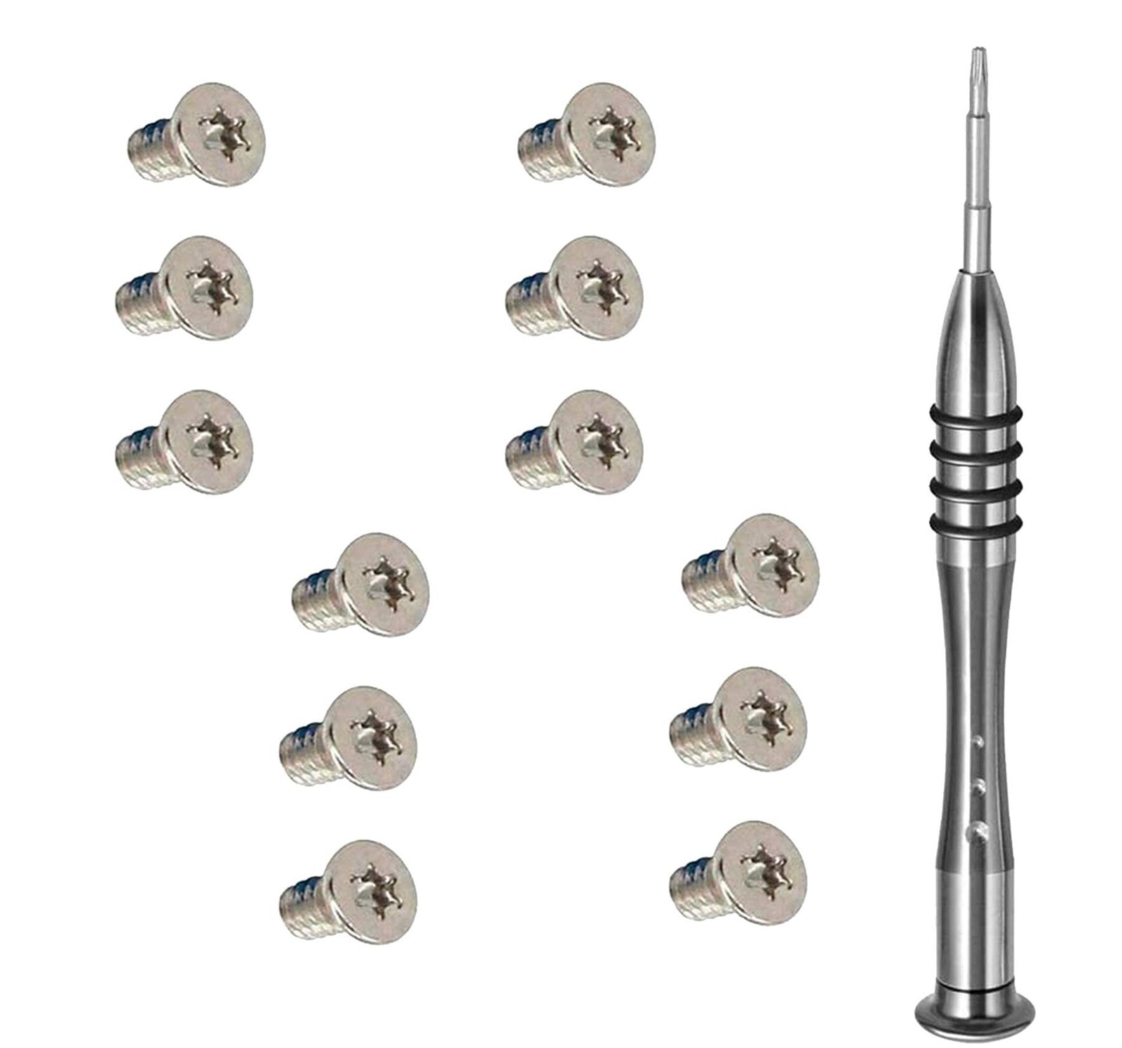 12PCS M2x3mm Silver Torx T5 Replacement Bottom Case Base Cover Screw for Dell...