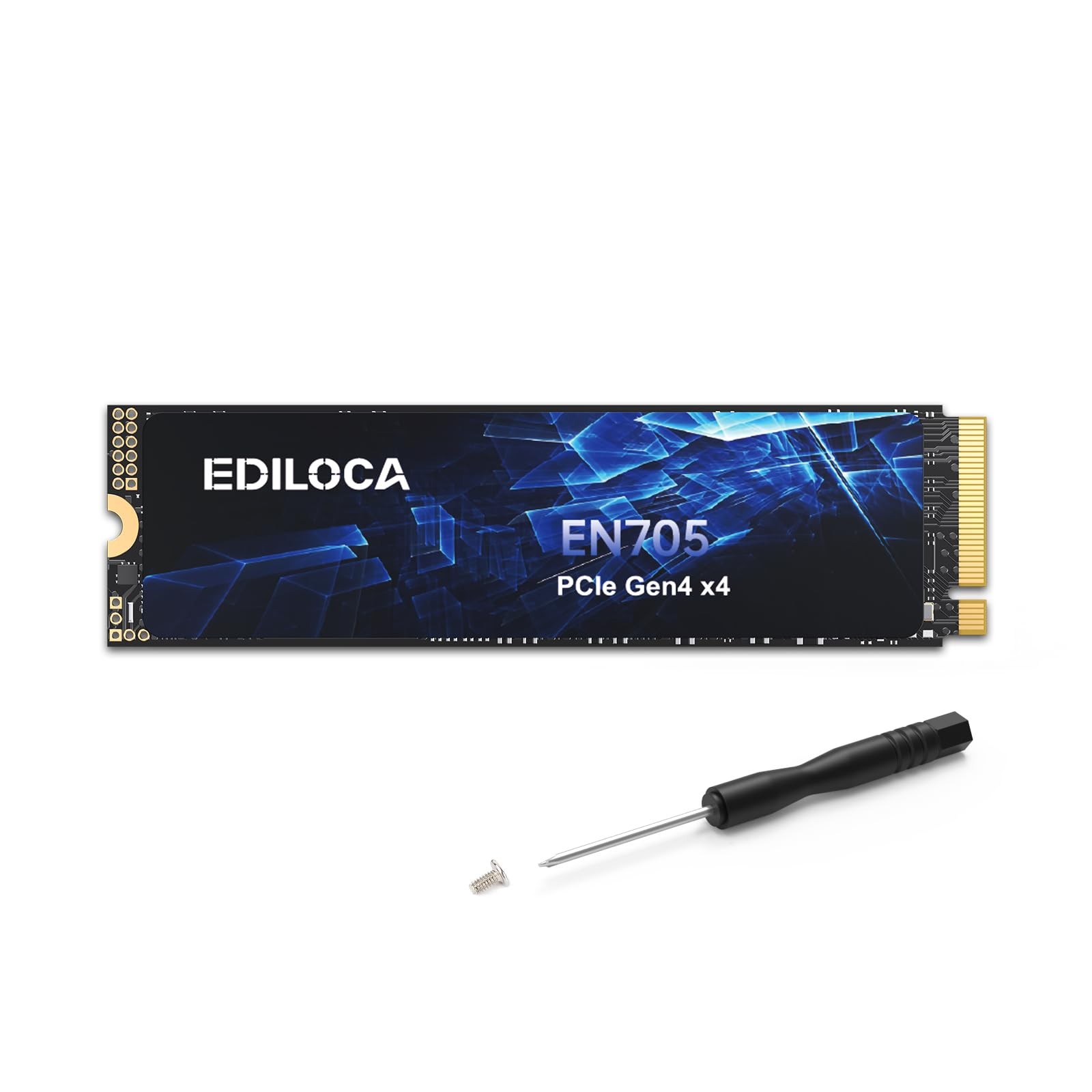 Ediloca 1TB SSD NVMe M.2 2280 PCIe Gen4 x4 Internal Solid State 1TB, Black