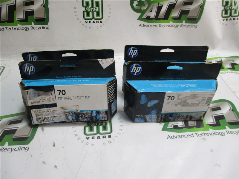HP C9449A Ink Cartridge Cyan Compatible New Factory Exp Jan-Jun 2022 Lot of 4