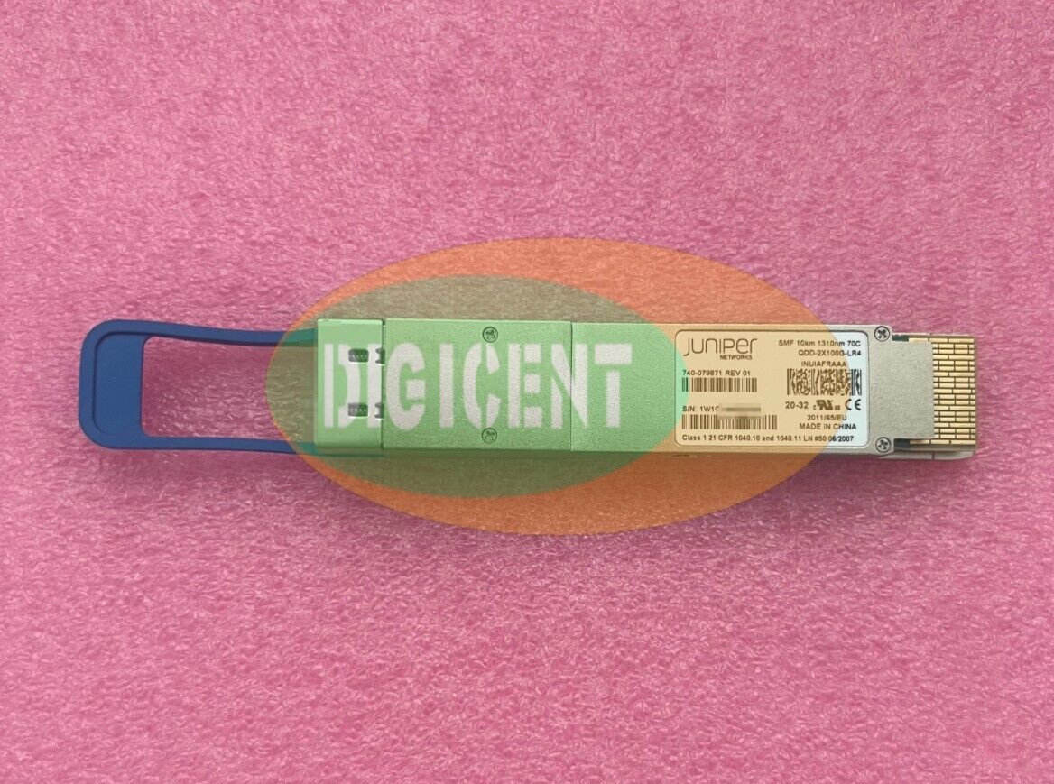 JUNIPER  QDD-2X100G-LR4  SMF 10km 1310nm 70C  740-079871 INUIAFRAAA