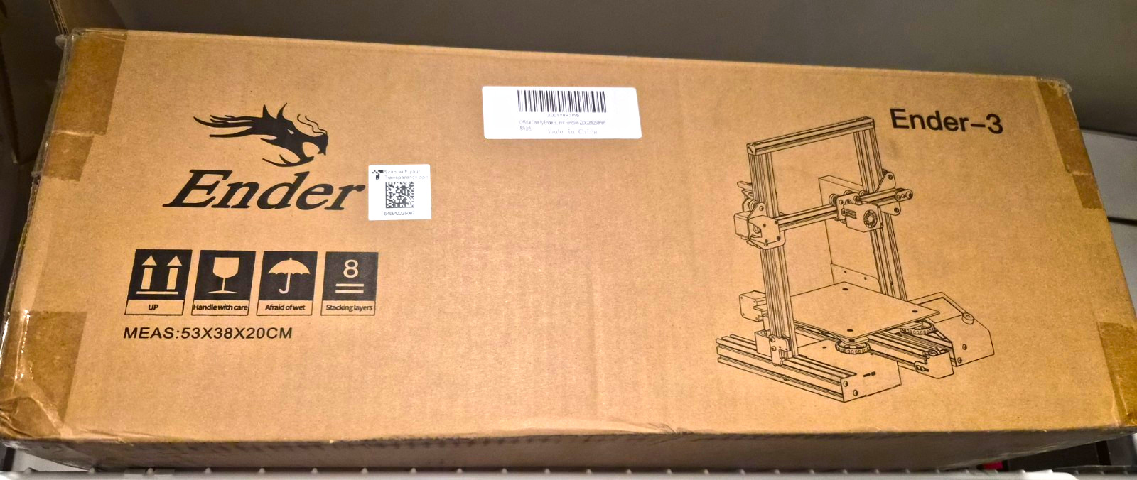 Ender Ender-3 DIY Kit FDM 3D Printer 220x220x250mm 0.1mm 0.4mm