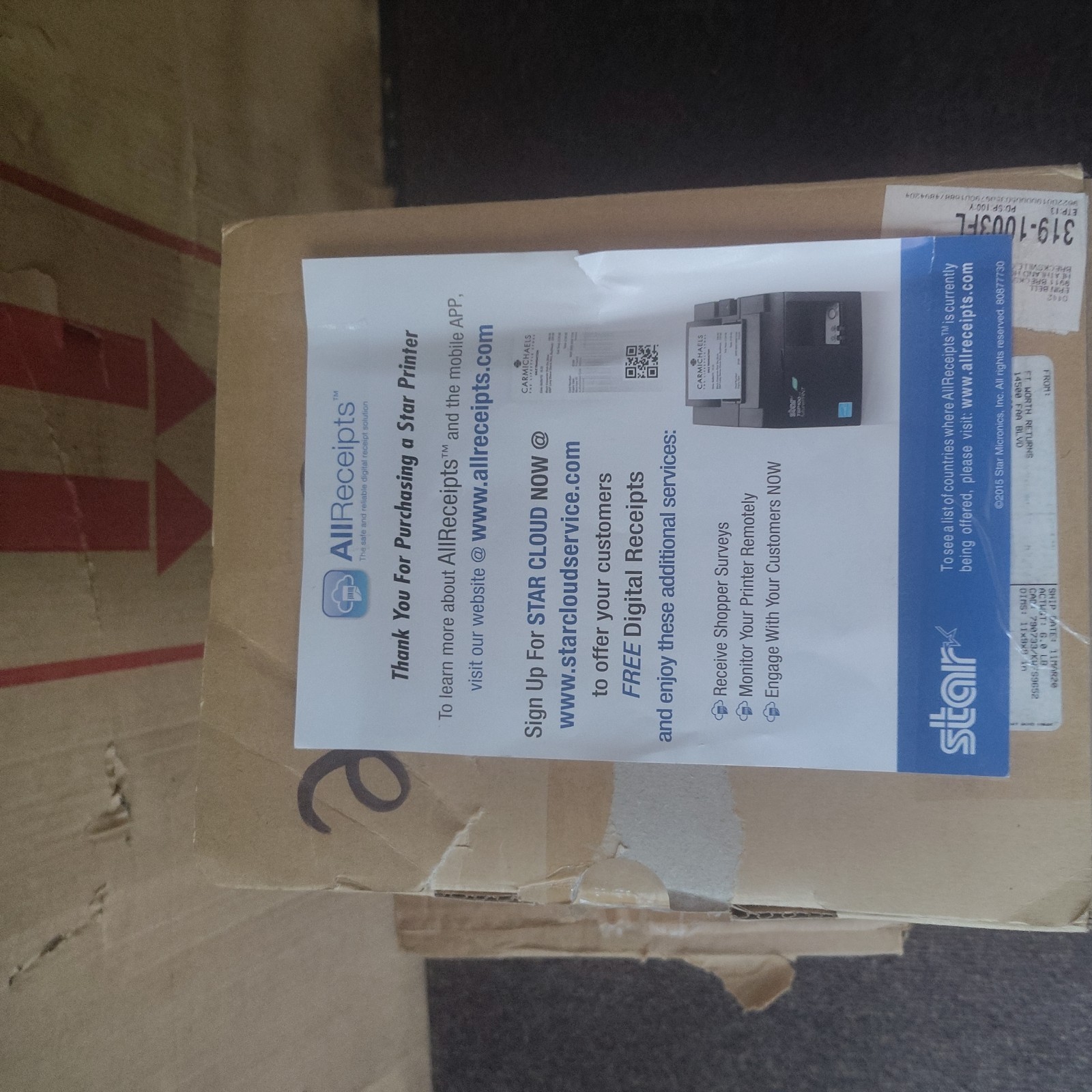 Star Micronics TSP143IIIU TSP100III Direct Thermal Printer (TSP143IIIU GY) NOB