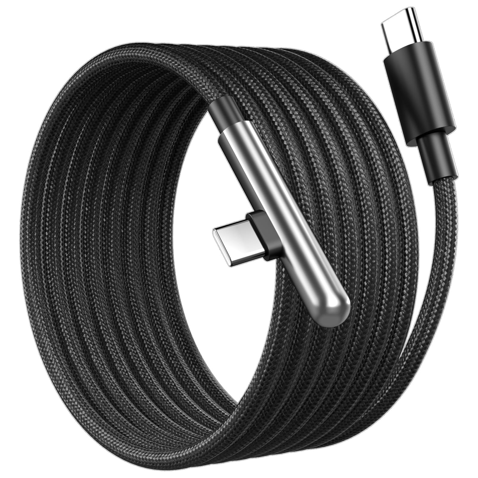 16FT USB C Cable Fast Charging 240W,Extra Long C to C 16FT/5M, Black 