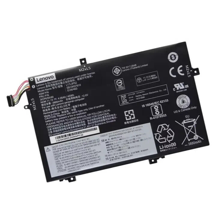 Genuine 45Wh 01AV463 L17L3P52 Battery For Lenovo ThinkPad L480 L490 L580 L14 L15