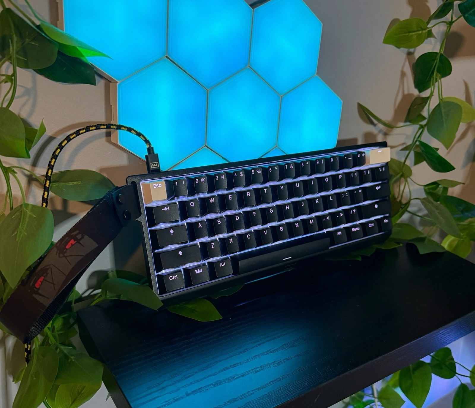 Wooting 60HE+ Mechanical Gaming Keyboard Black/Yellow