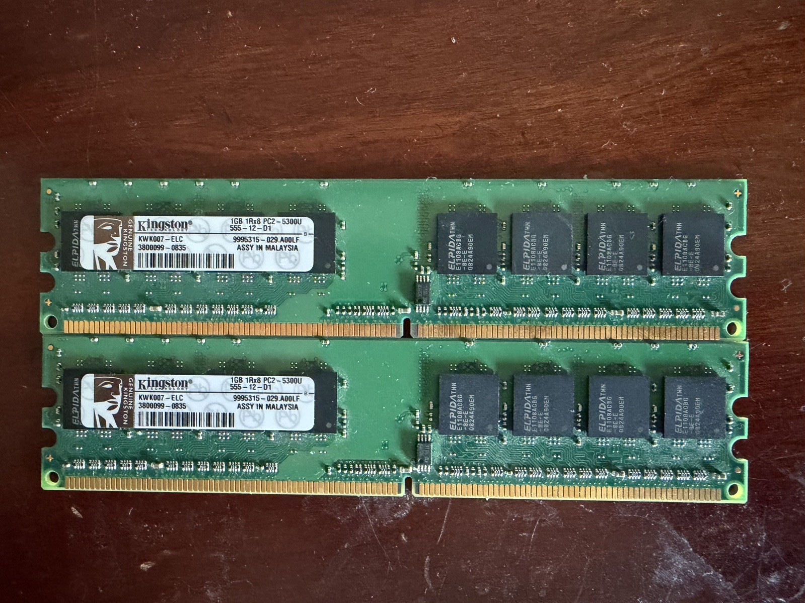 Kingston / Hynix DDR2 RAM PC2-5300U 3GB