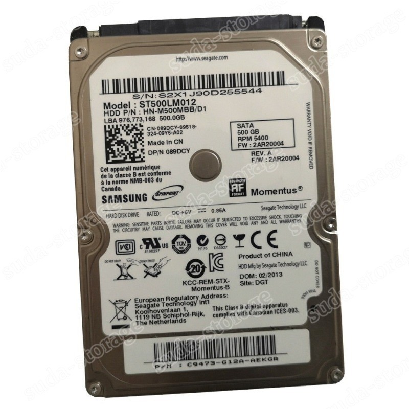 1PCS New Samsung 500GB ST500LM012 5400RPM SATA 2.5" Laptop HDD Hard Disk Drive