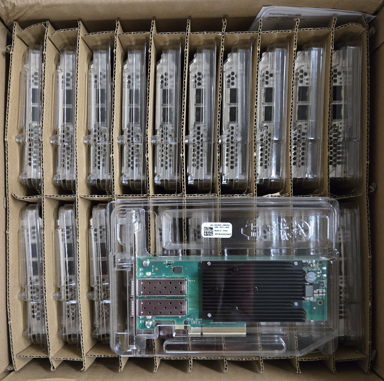 Dell Solarflare XtremeScale X2522-25G-PLUS Dual Port 25GbE Server Adapter FH