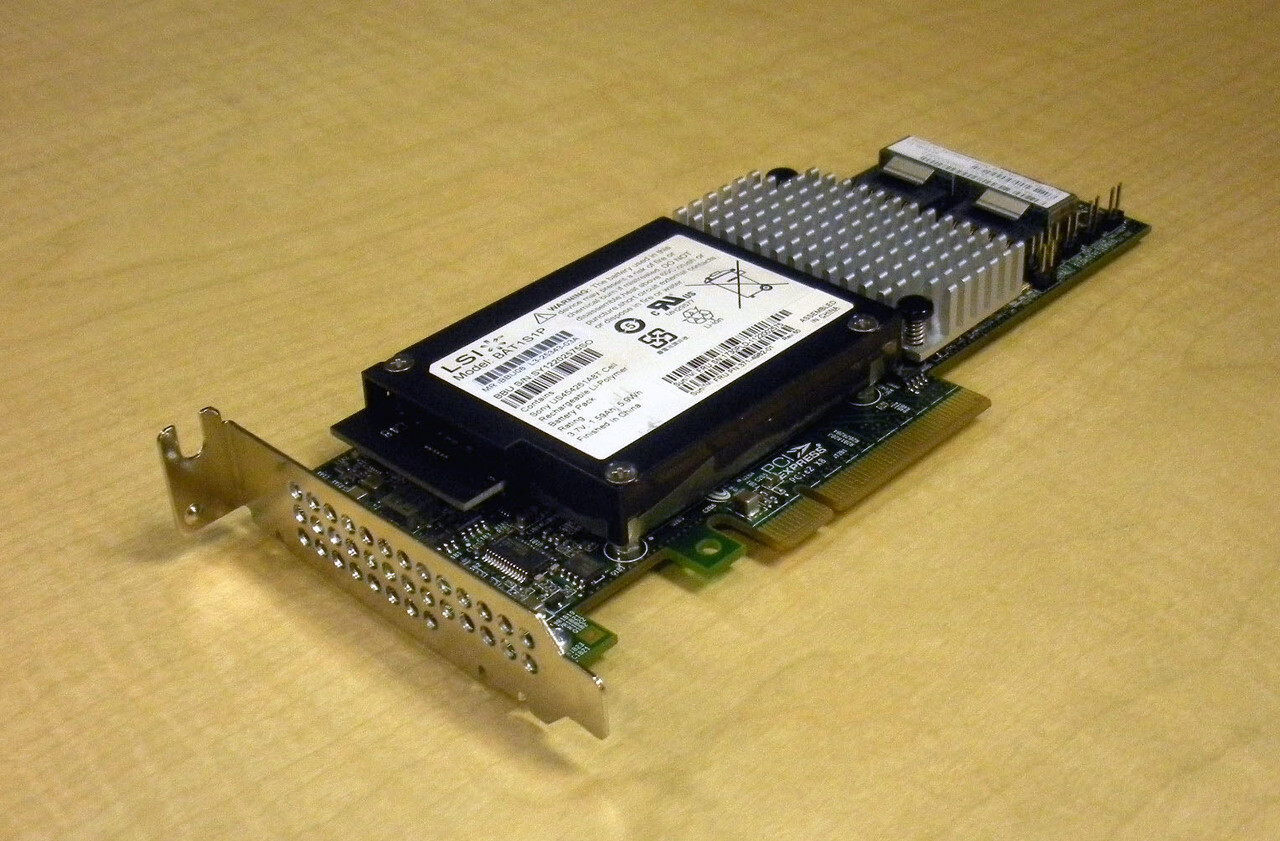 Sun 375-3644 SAS-2 8-port 6GB PCI-E Raid HBA Adapter w/371-4746 Battery