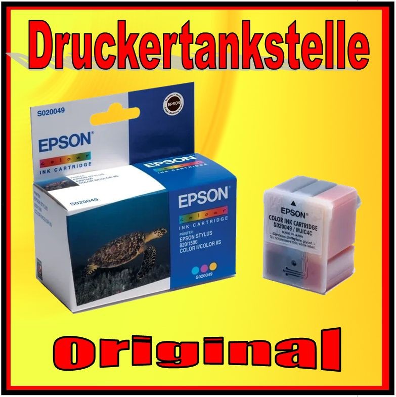Original cartridge INK cartridge Epson Stylus 820 1500 color II IIs S020049 color
