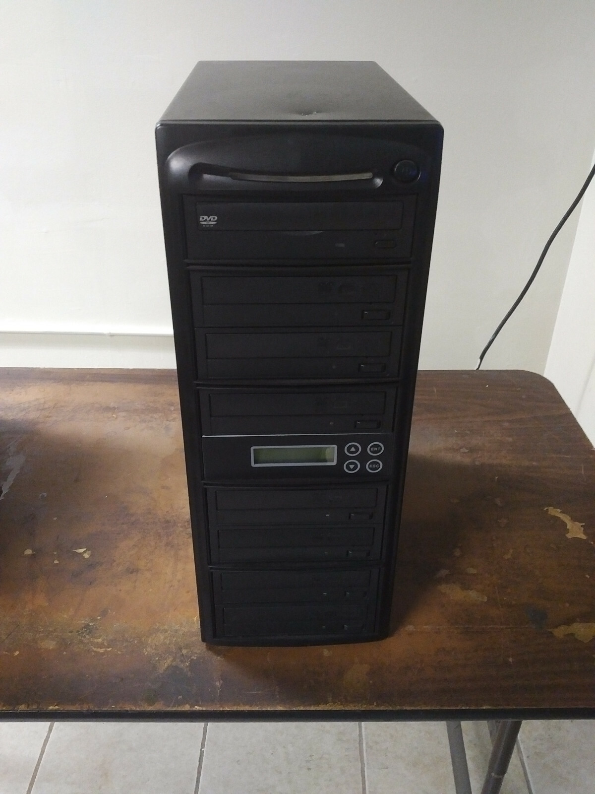 Acard Technology 1-7 M-Disc pioneer Burner CD DVD Duplicator Duplication Tower