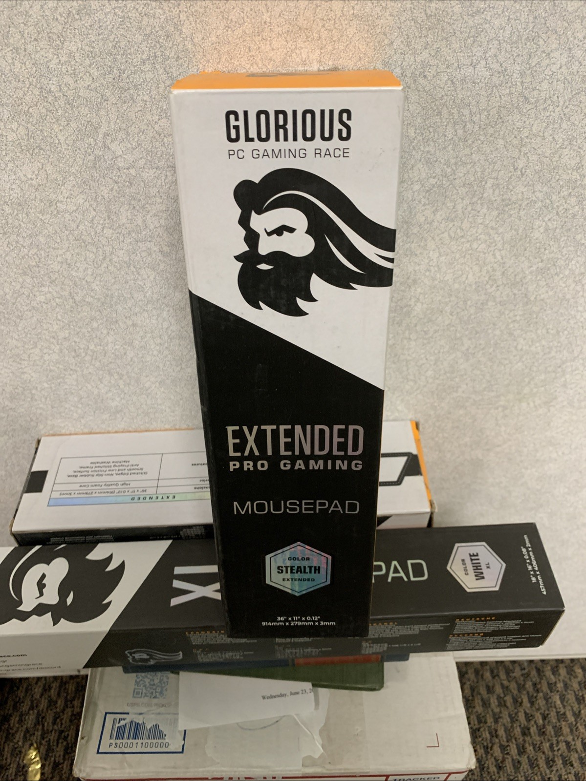 Glorious Extended Pro Gaming Mousepad - Stealth 36"x11"