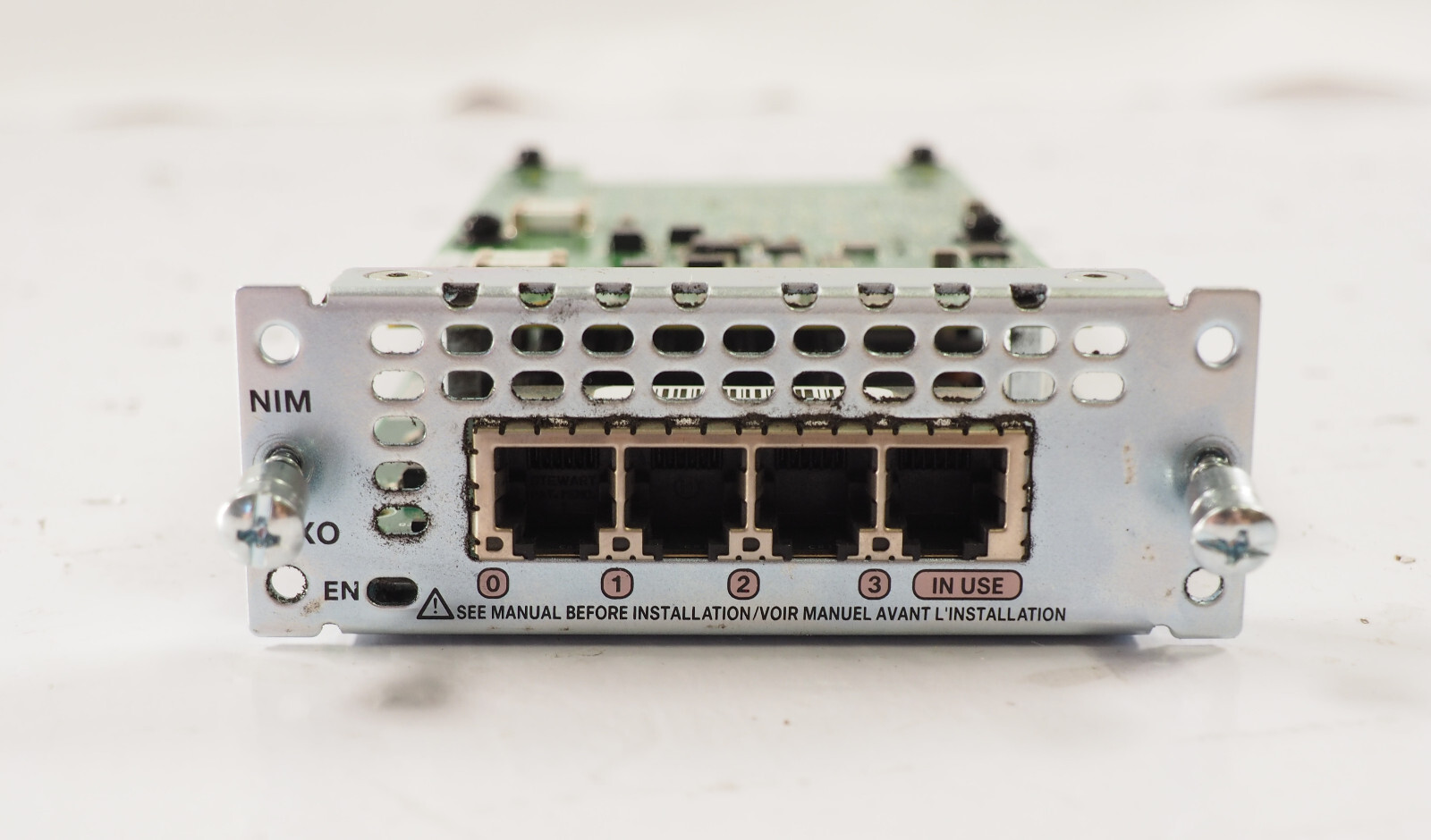 Cisco NIM-4FX0 4-Port Network Voice Interface Module 73-15787-02 73-15779-03