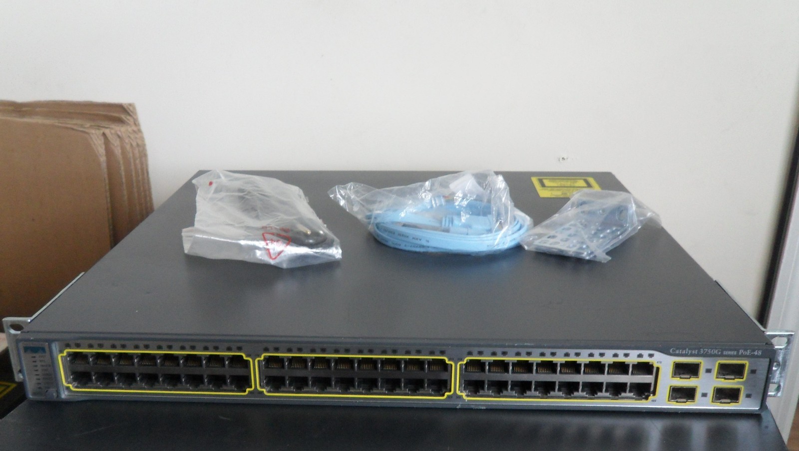 CISCO WS-C3750G-48PS-S 48-Port Gigabit Layer 3 POE Switch 3750G-48PS-S ios-15.0