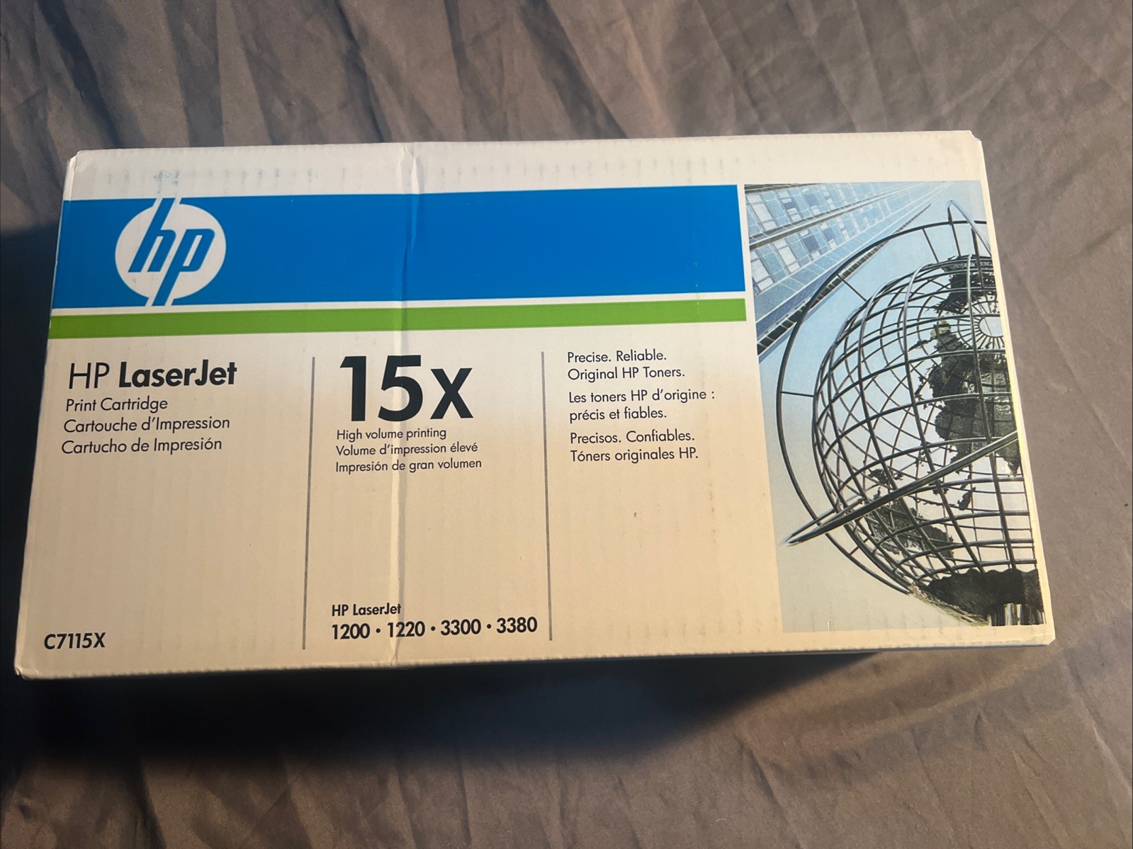 HP 15X C7115X OEM Genuine Black Laserjet Toner  Cartridge Open Box Sealed Bag