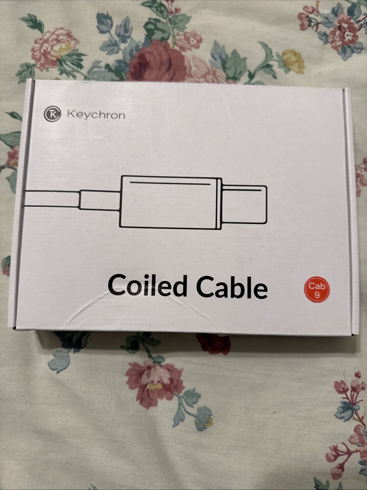 Keychron Premium Coiled Aviator Cable White