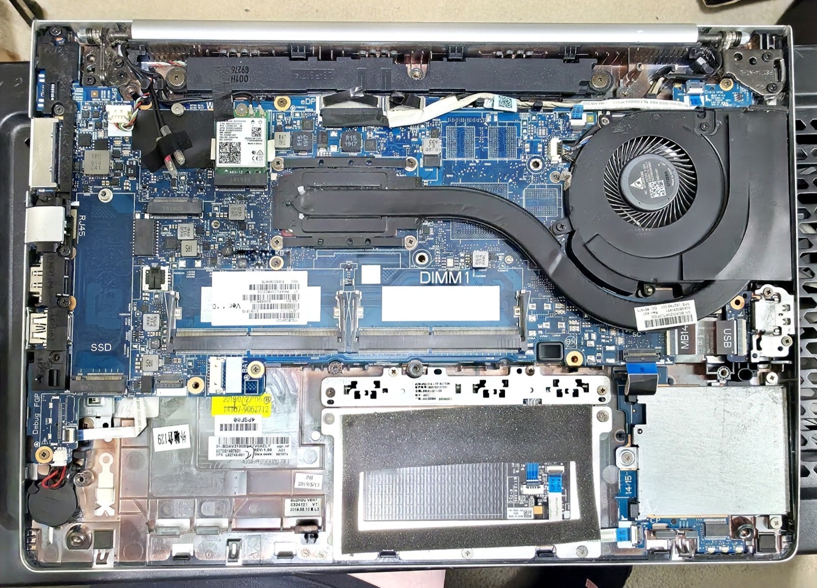 HP EliteBook 840 G6 i7 Barebones Project Laptop w/ Charger, For Parts, No Sound