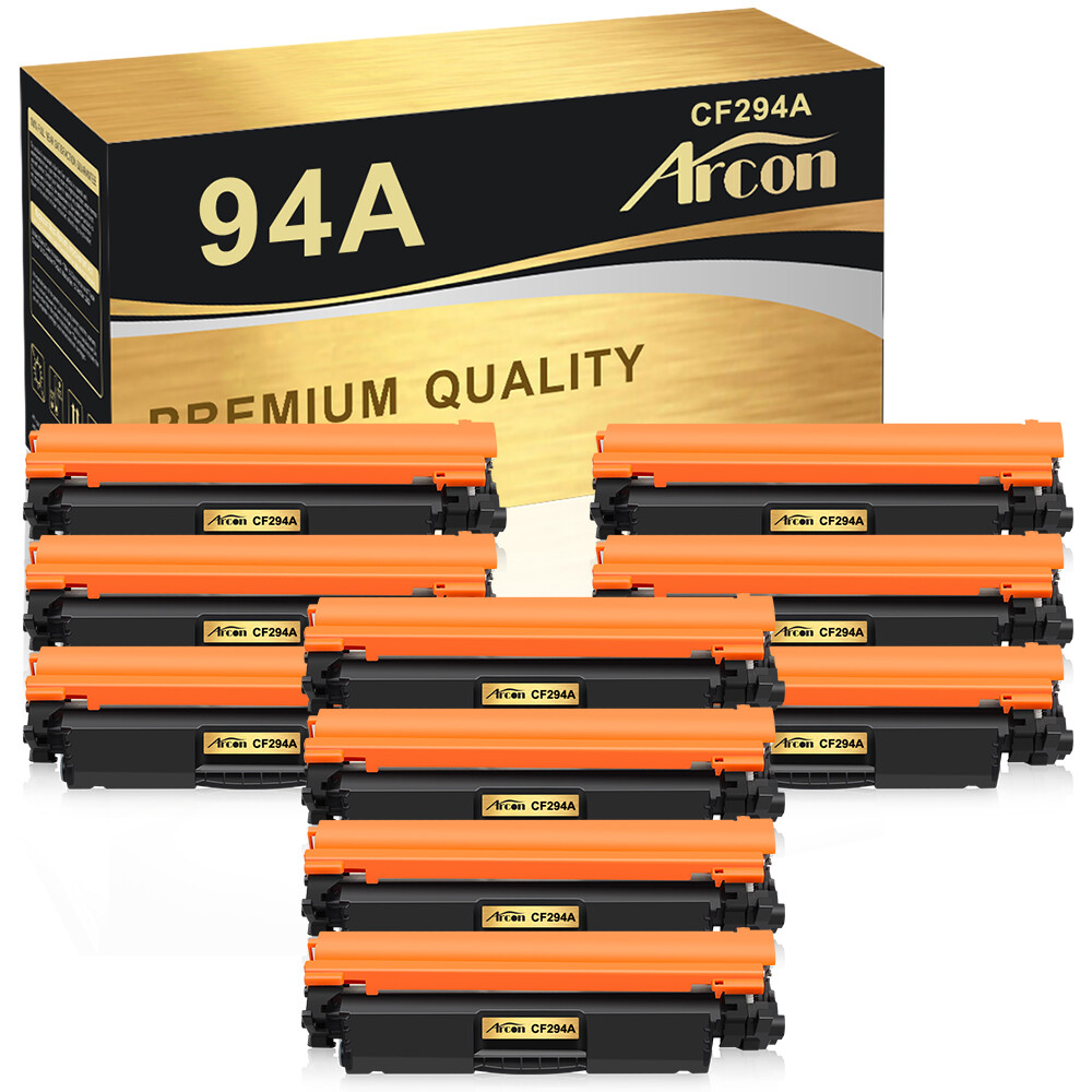 10 PK CF294A 94A Toner Cartridge for HP LaserJet Pro MFP M148fdw M118dw Printer