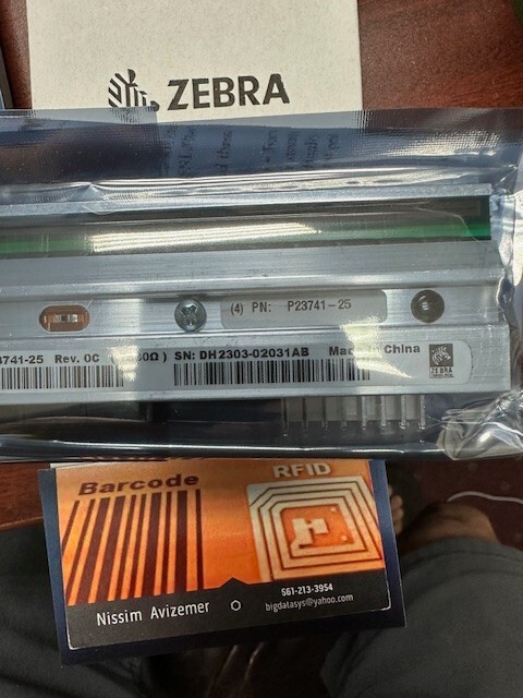 ZEBRA **ORIGINAL** P23741-25 (4") 105SL+ Printhead 300DPI Head NEW **US SHIP**