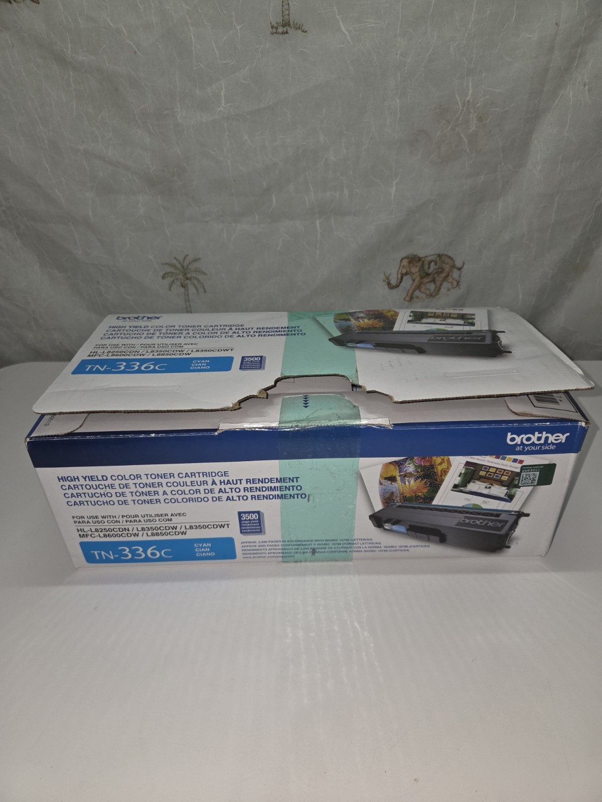 Genuine Brother 336 TN336C High Yield Cyan Toner Cartridge OEM