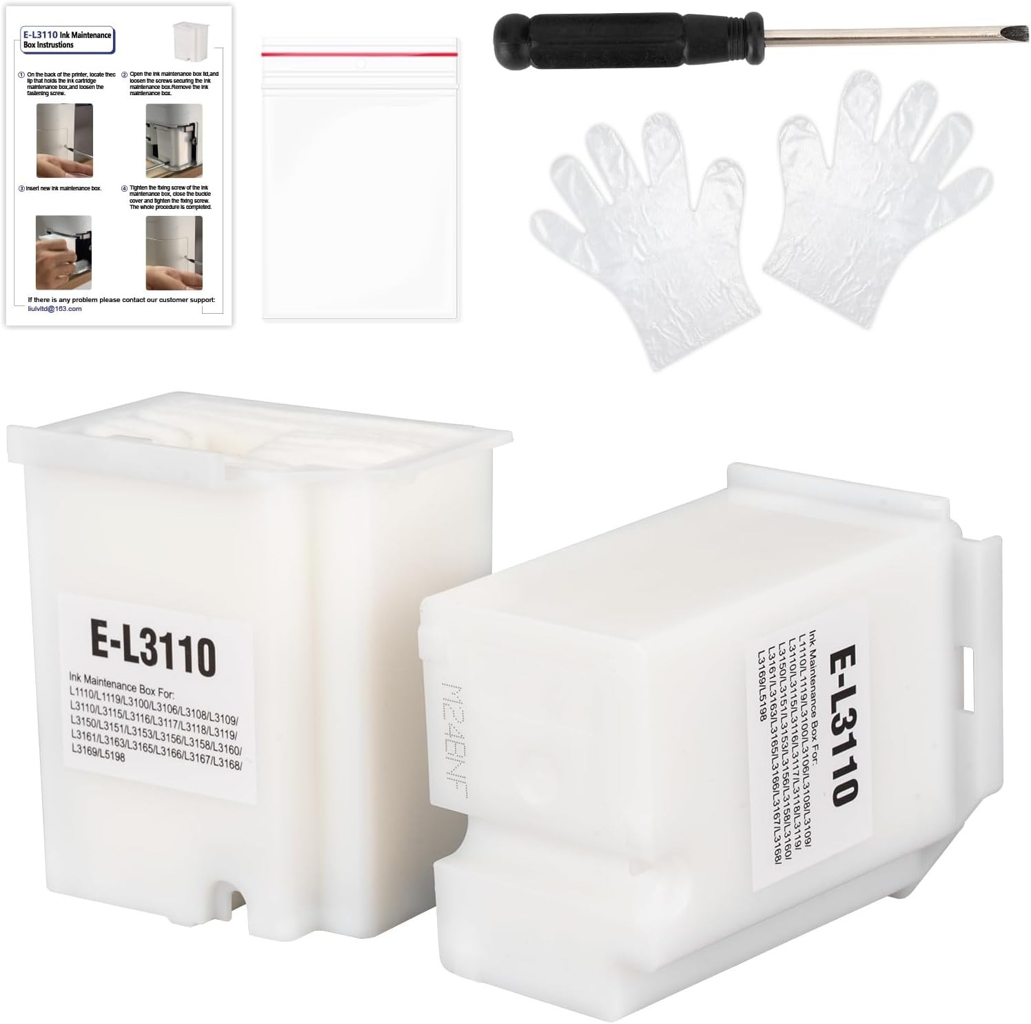 Waste Ink Pad Replacement for Epson Ecotank ET2800 ET2803 ET4800 ET2720 ET4