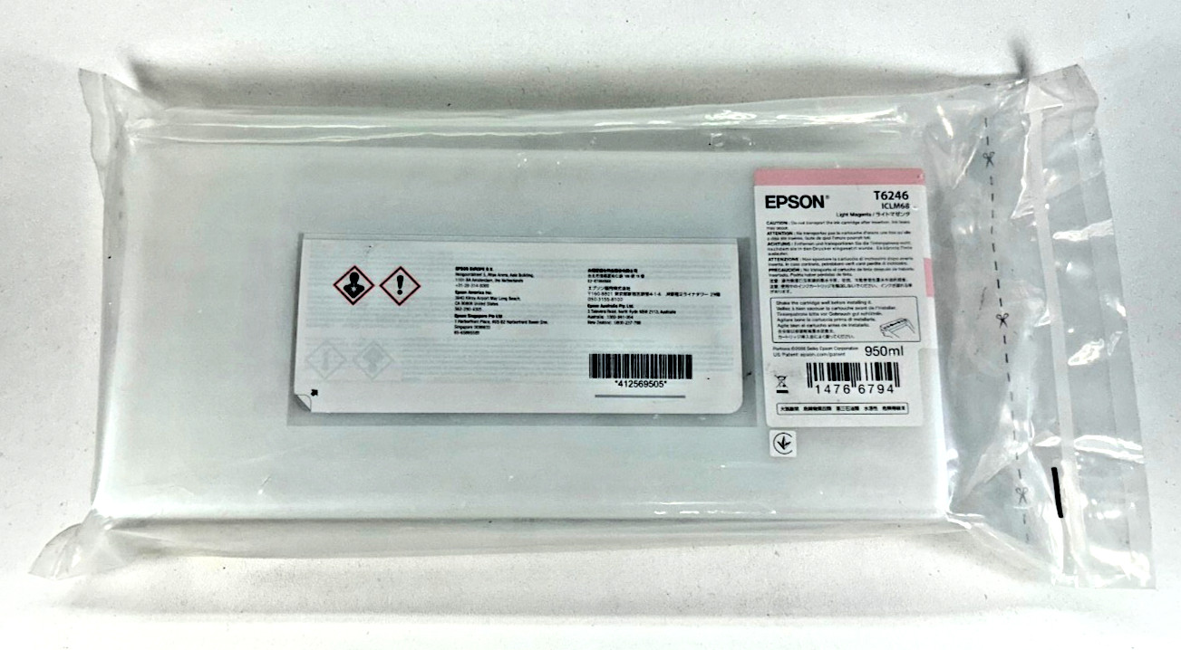Genuine Epson T6246 Light Magenta Ink Cartridge for Stylus Pro GS6000