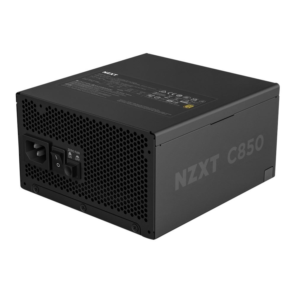 NZXT C850 850 Watt 80 Plus Gold ATX Fully Modular Power Supply (Black) - ATX 3.1