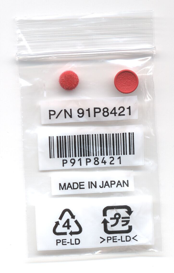 1 New Bag Genuine IBM / Lenovo ThinkPad TrackPoint Pointer Tips P/N 91P8421