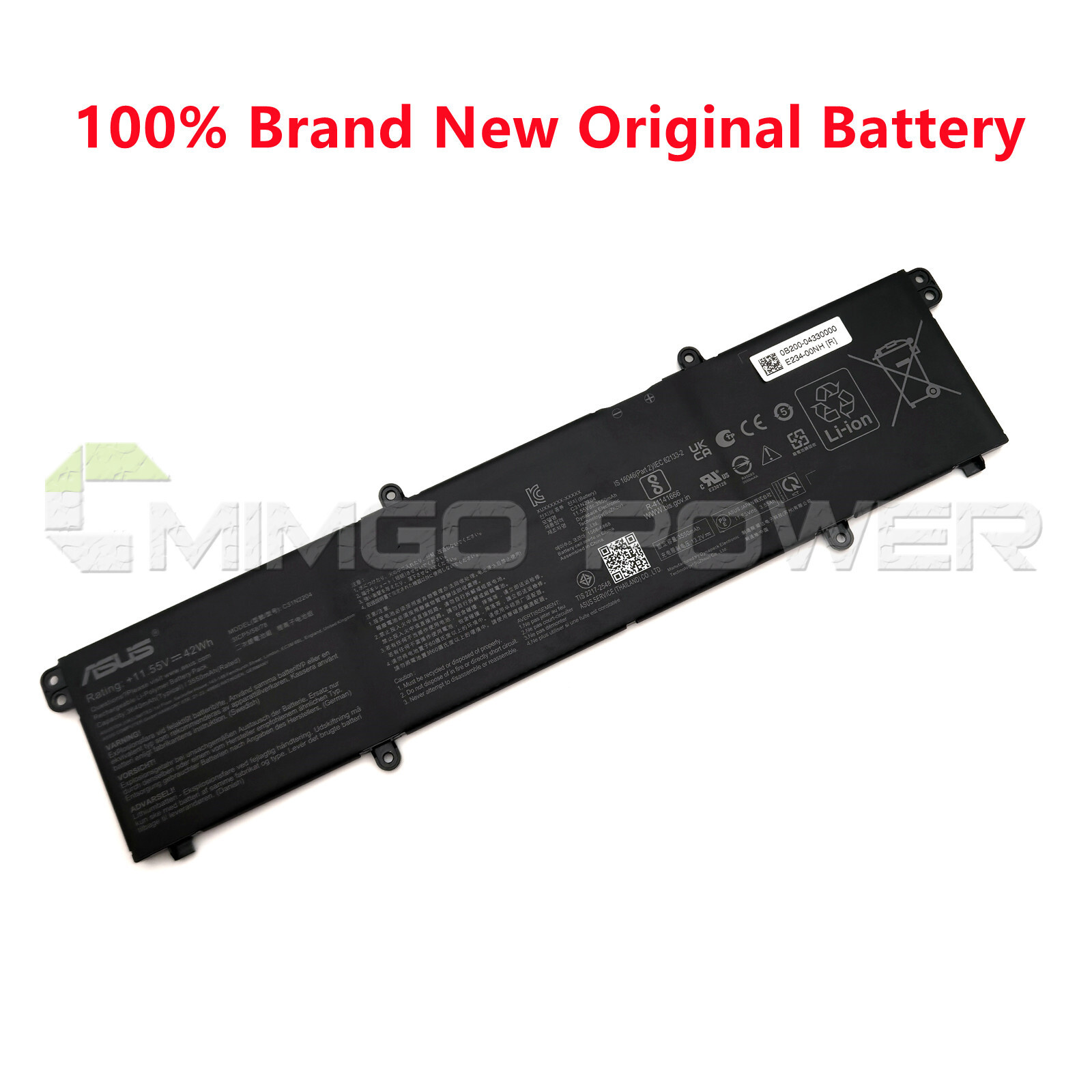 New Genuine C31N2204 OEM Laptop Battery for Asus Vivobook Go 14 E1404FA E1404GA