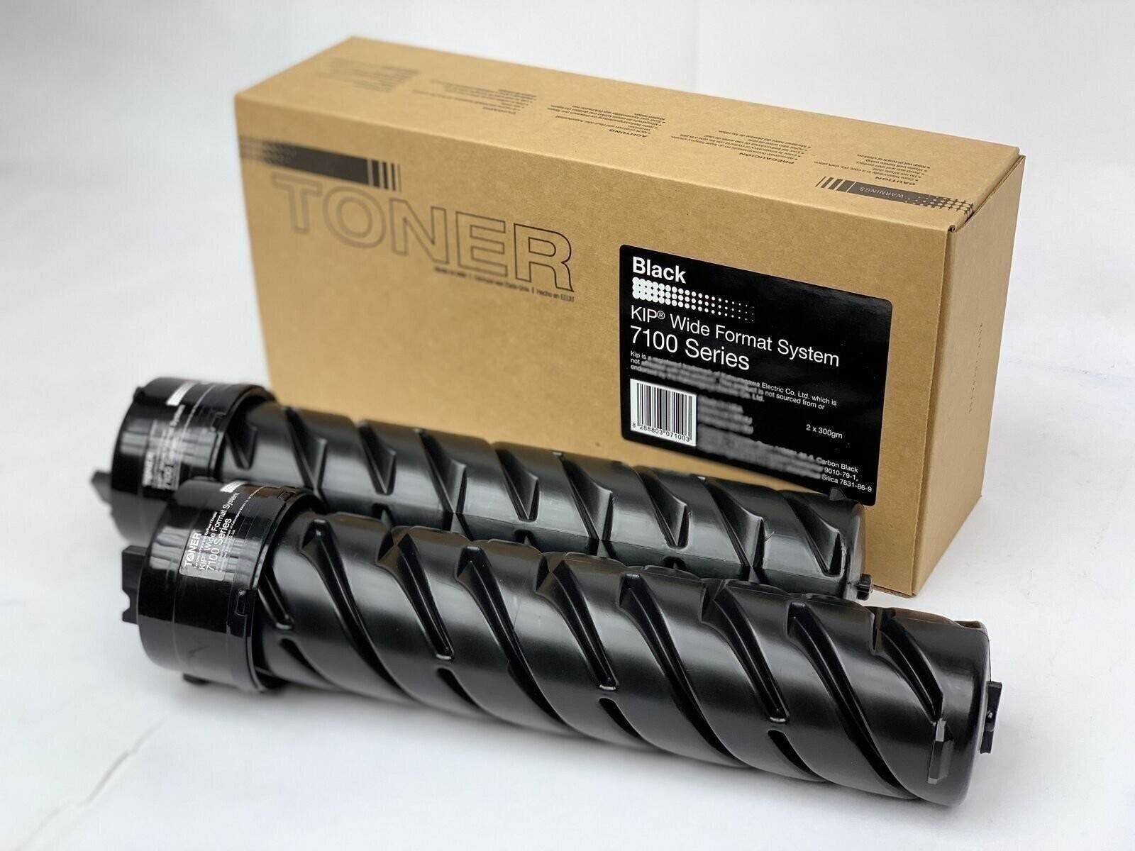 Toner for KIP 7100, 7100-103, Z240970010, (Black, 2 ctgs)
