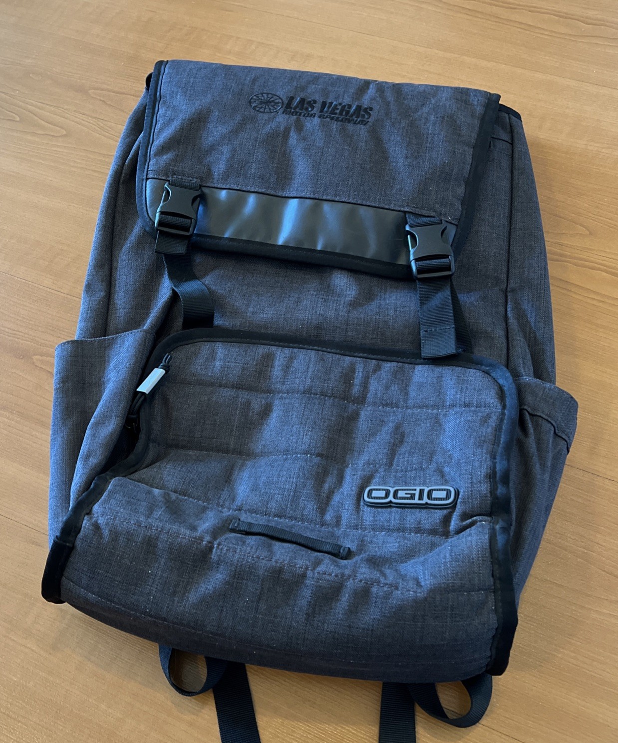 OGIO  Backpack Las Vegas Motor Speedway Embroidered Apex Laptop Bag  19”Bag Gray