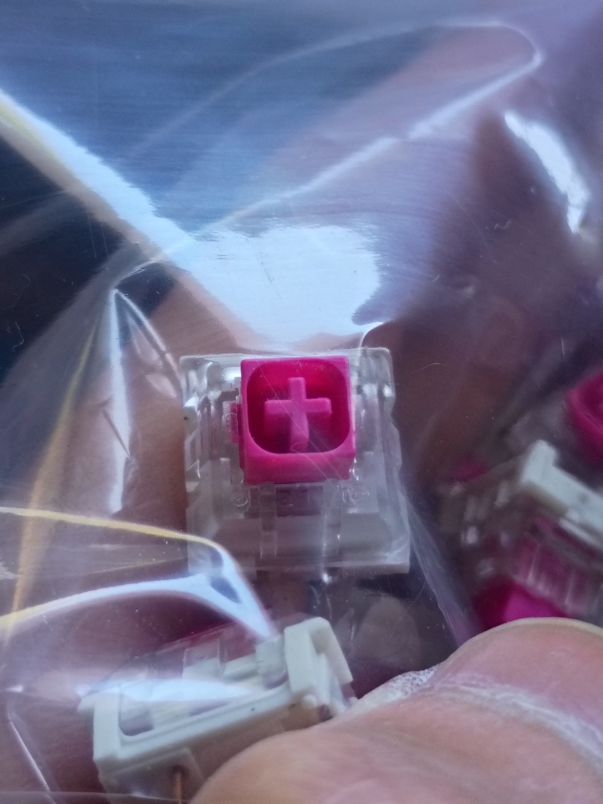 KAILH PINK BOX SWITCHES 69 pieces,  Box navy 14, Box Jade 14 Total 97 Qty